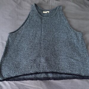 Madewell women’s Sleeveless Knit Top - Blue